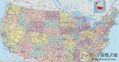 美国地图全图高清下载|美国地图高清v12.110稳定便携版